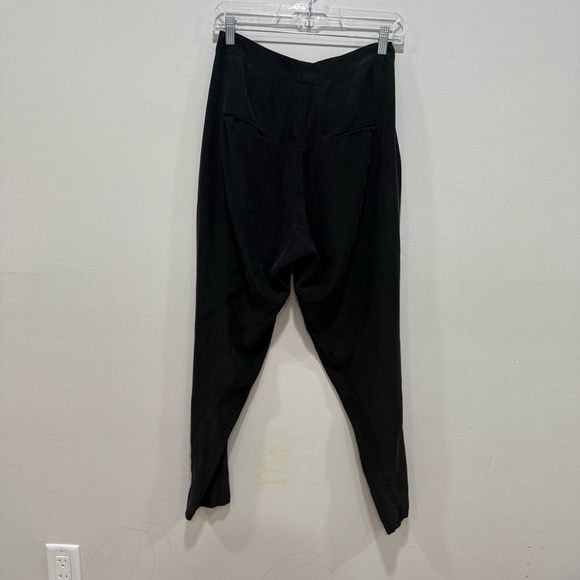 Scanlan Theodore black silk blend pants 4 - Picture 2 of 11